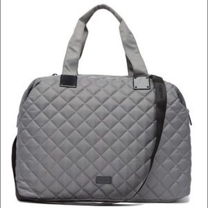 Steve Madden Quilted Nylon Weekend Bag 🖤 Grey